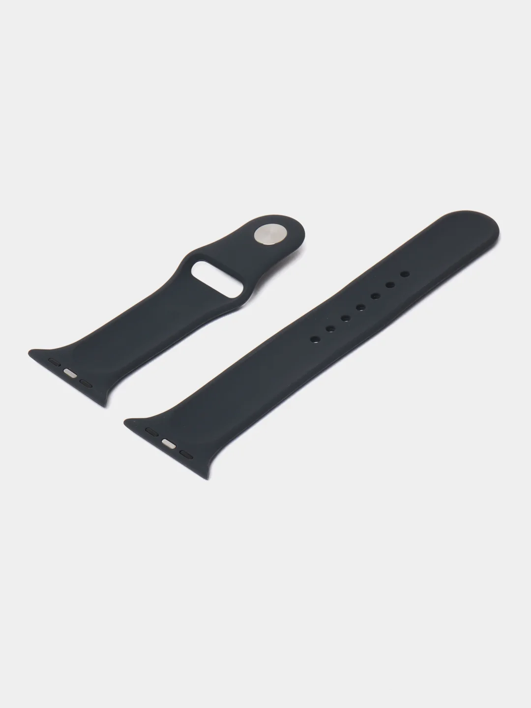 Синий меланж силиконовый ремешок для Apple Watch 3, 4, 5, 6, SE, 7 на 38/42/40/44/45