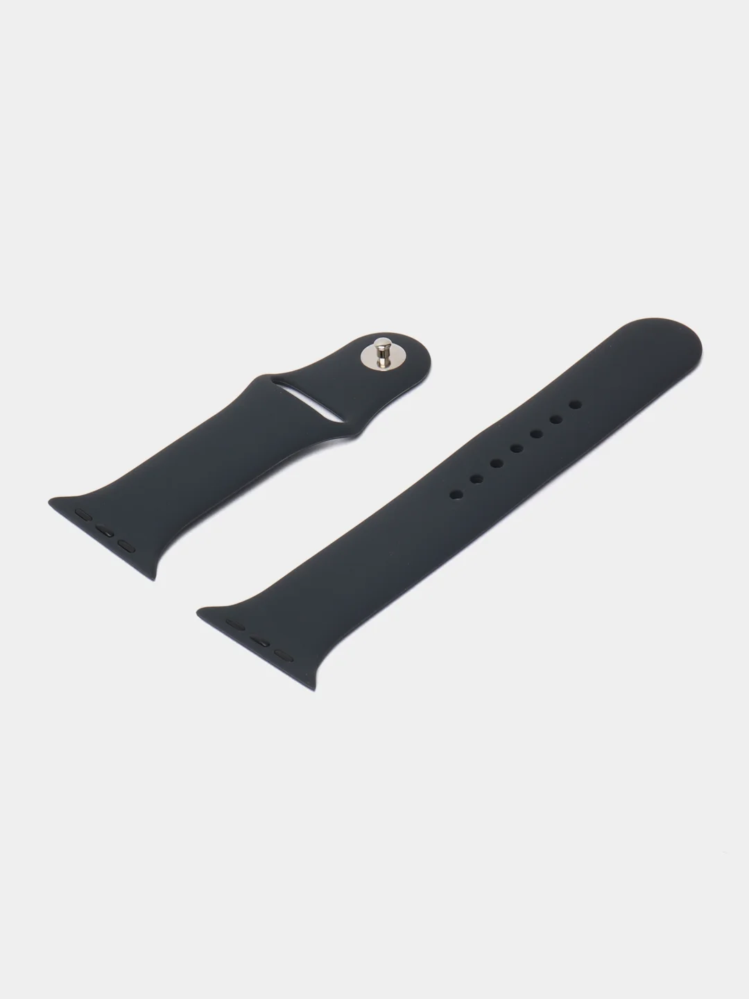Синий меланж силиконовый ремешок для Apple Watch 3, 4, 5, 6, SE, 7 на 38/42/40/44/45
