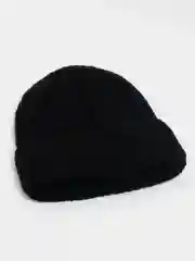 Черный шапка шерстяная унисекс