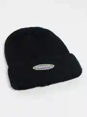 Черный шапка шерстяная унисекс