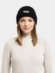 Черный шапка шерстяная унисекс