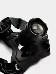 Фонарь налобный аккумуляторный, 10 Вт, 2 х 1200 мАч, USB, P50, COB, zoom