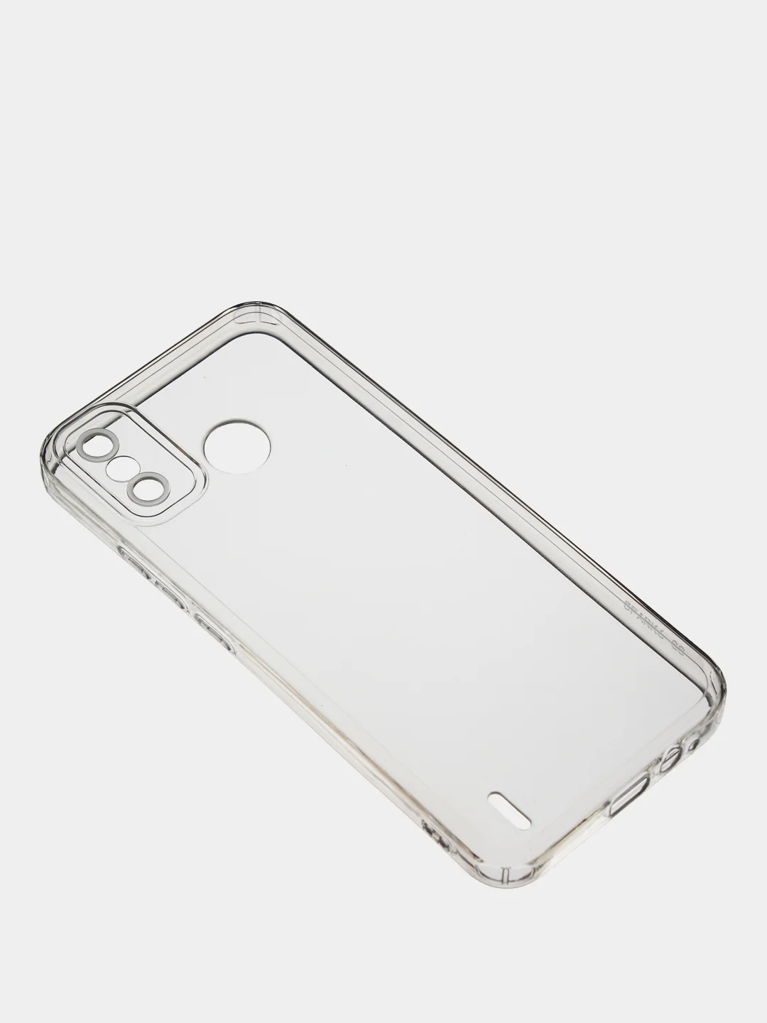 Чехол для Tecno Spark 6 Go / Spark Go 2020 прозрачный силиконовый