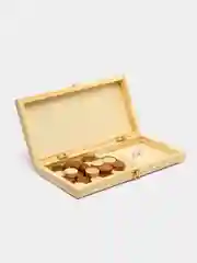 Шашки "Тронк" 30 х 30 см , шашки d-2.7 см