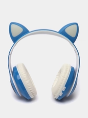 Беспроводные Bluetooth наушники с кошачьими светящимися ушками, Cat Ear VZV-23M