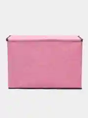 Пастельно-коралловый короб-кофр для хранения вещей, складной, 38 х 24 х 24 см