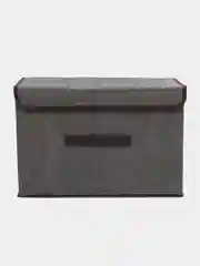 Серый короб-кофр для хранения вещей, складной, 38 х 24 х 24 см