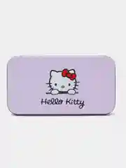 Лавандовый набор кистей для макияжа Hello Kitty, в металлической коробке, 7 штук