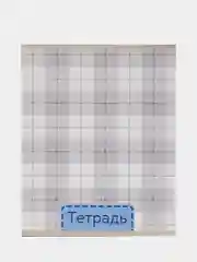 Золотой тетрадь "Шотландка", 48 листов, в клетку