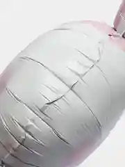 Розовый воздушный шар "Заяц", фольгированный