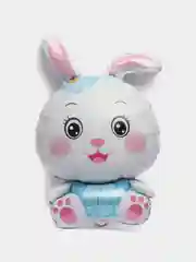 Синий воздушный шар "Заяц", фольгированный