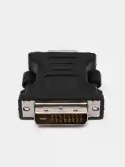Черный переходник DVI i VGA 24+5