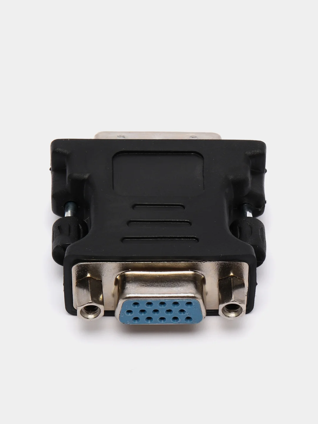 Черный переходник DVI i VGA 24+5