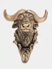 Крючок фигурный "Буйвол", бронза, 7 х 10 х 12 см