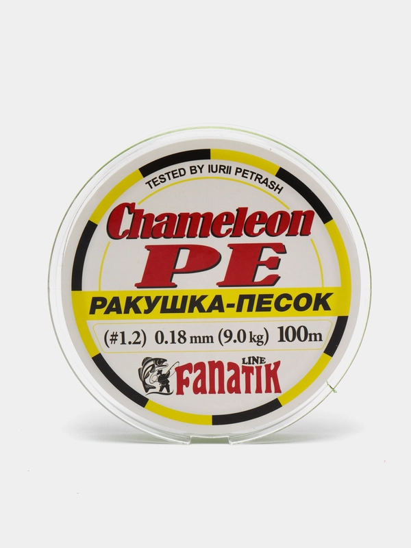 Шнур FANATIK Chameleon PE X4 100 м. (#1,2) 0,18мм. РАКУШКА-ПЕСОК