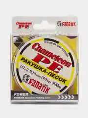 Шнур FANATIK Chameleon PE X4 100 м. (#1,2) 0,18мм. РАКУШКА-ПЕСОК