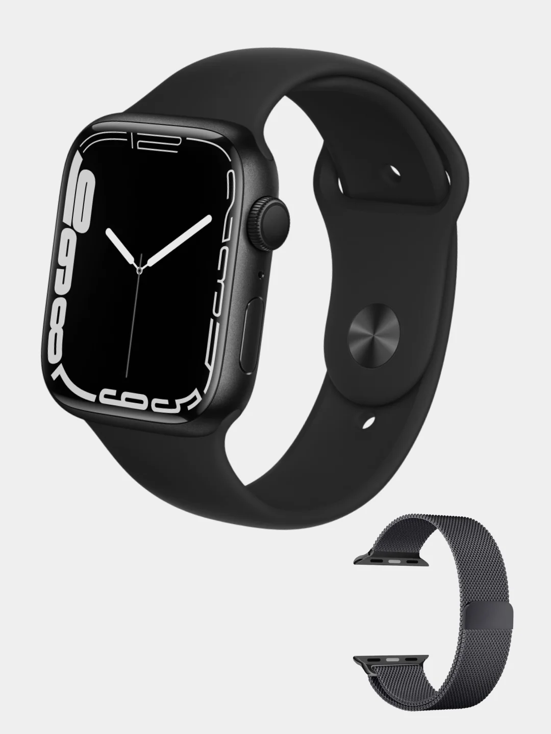 Черный умные смарт-фитнес часы Smart Watch X9 Pro 2, X8 Pro, X9 Ultra 2 наручный браслет