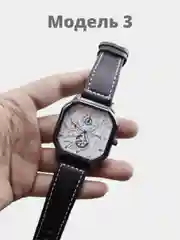 Часы мужские наручные с ремешком из эко кожи