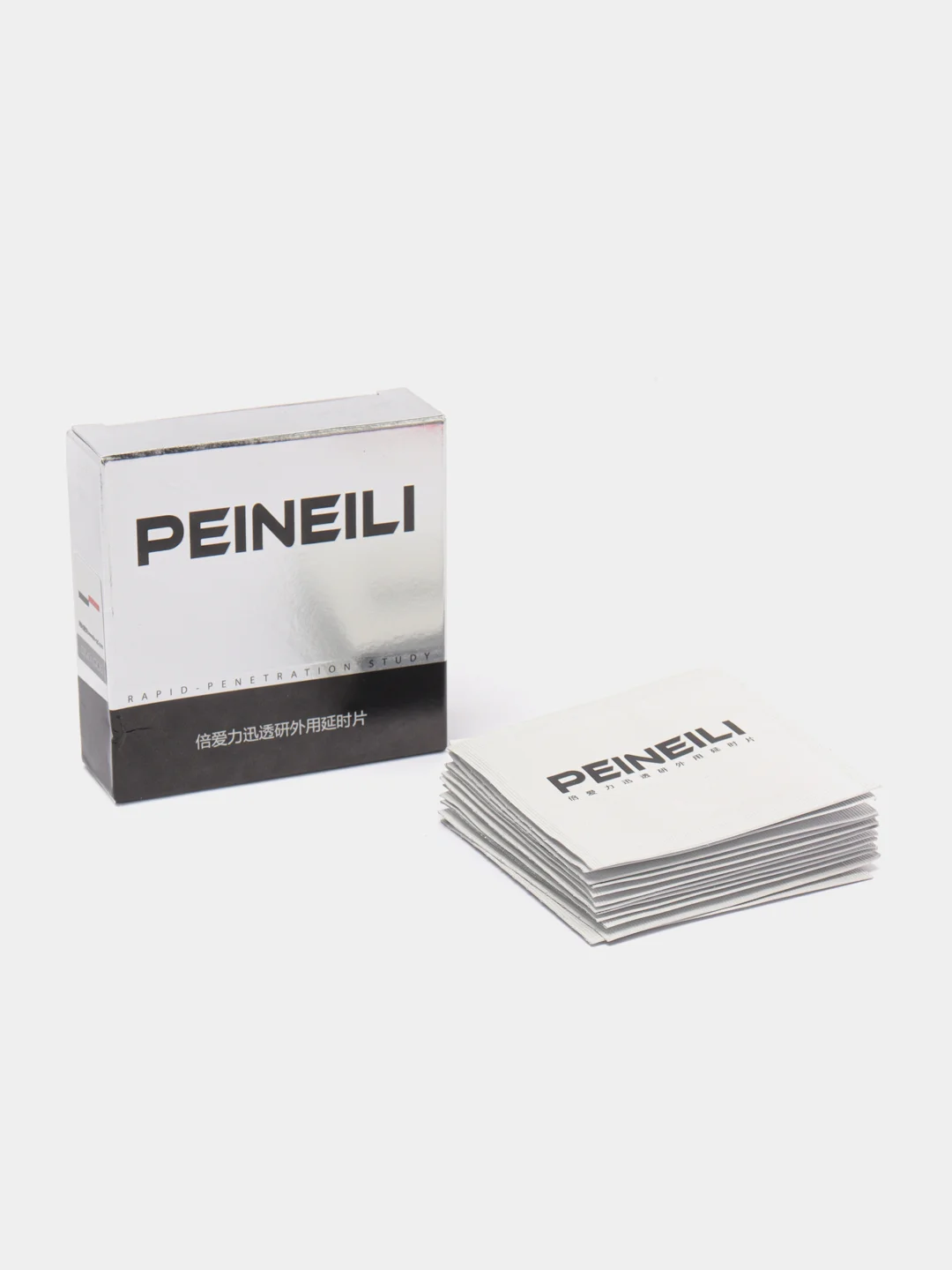 Салфетки PEINEILI для продления полового акта, 12 штук