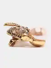 Бронзовый брошь женская