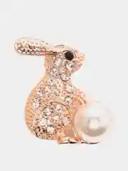 Золотой брошь женская