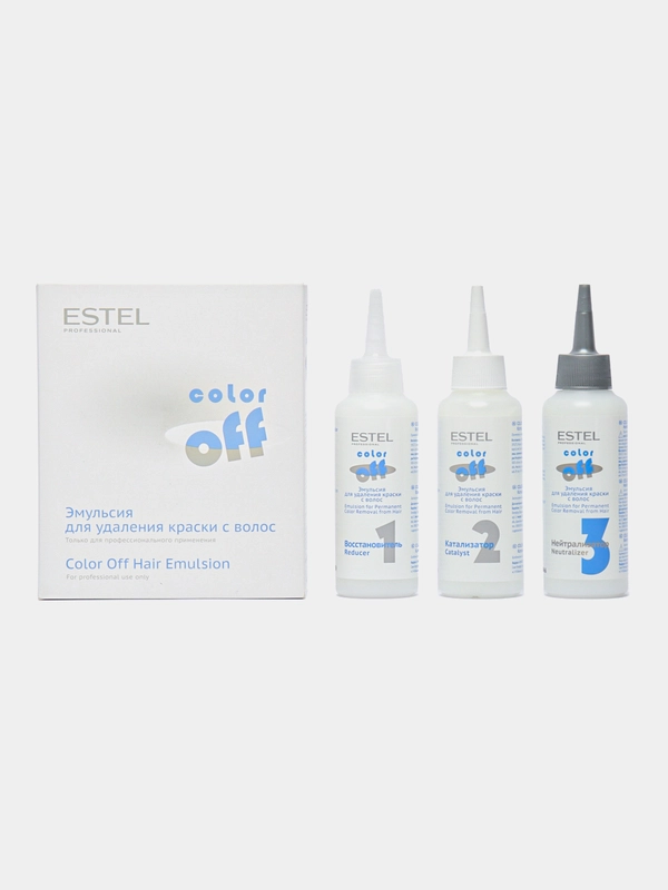 Эмульсия для удаления стойких красок с волос Estel Color off, 3 х 120 мл