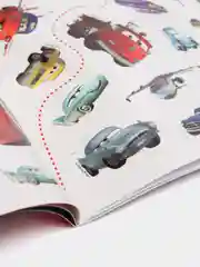 Голубой альбомы с наклейками "Тачки"
