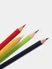 Карандаши 12 цветов Calligrata, заточенные, трехгранные, пластиковые, эконом
