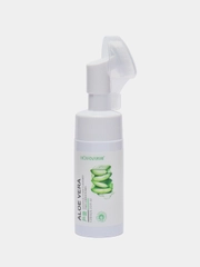 Мусс-пенка для умывания массажная Aloe Vera, с щеточкой, 120 мл
