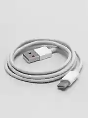 Кабель для зарядки Type-C (белый) в упаковке / провод 1м / тайп си / зарядка для телефона