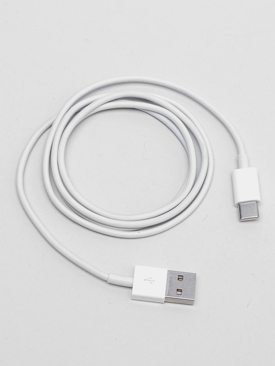 Кабель для зарядки Type-C (белый) в упаковке / провод 1м / тайп си / зарядка для телефона