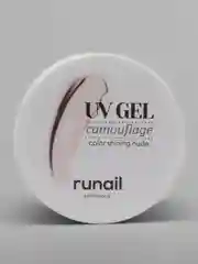 Гель для наращивания ногтей RUNAIL, камуфлирующий УФ - гель для маникюра, полигель 15 мл