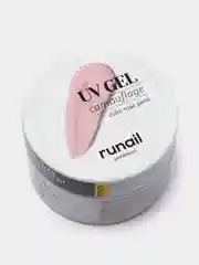 Гель для наращивания ногтей RUNAIL, камуфлирующий УФ - гель для маникюра, полигель 15 мл