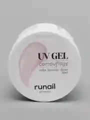 Гель для наращивания ногтей RUNAIL, камуфлирующий УФ - гель для маникюра, полигель 15 мл