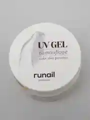 Гель для наращивания ногтей RUNAIL, камуфлирующий УФ - гель для маникюра, полигель 15 мл