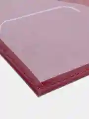 Бордовый обложка для паспорта из натуральной кожи