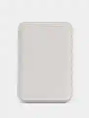 Серебряный кошелек из эко-кожи для карт MagSafe Leather Wallet на iPhone 12, 13 ProMax