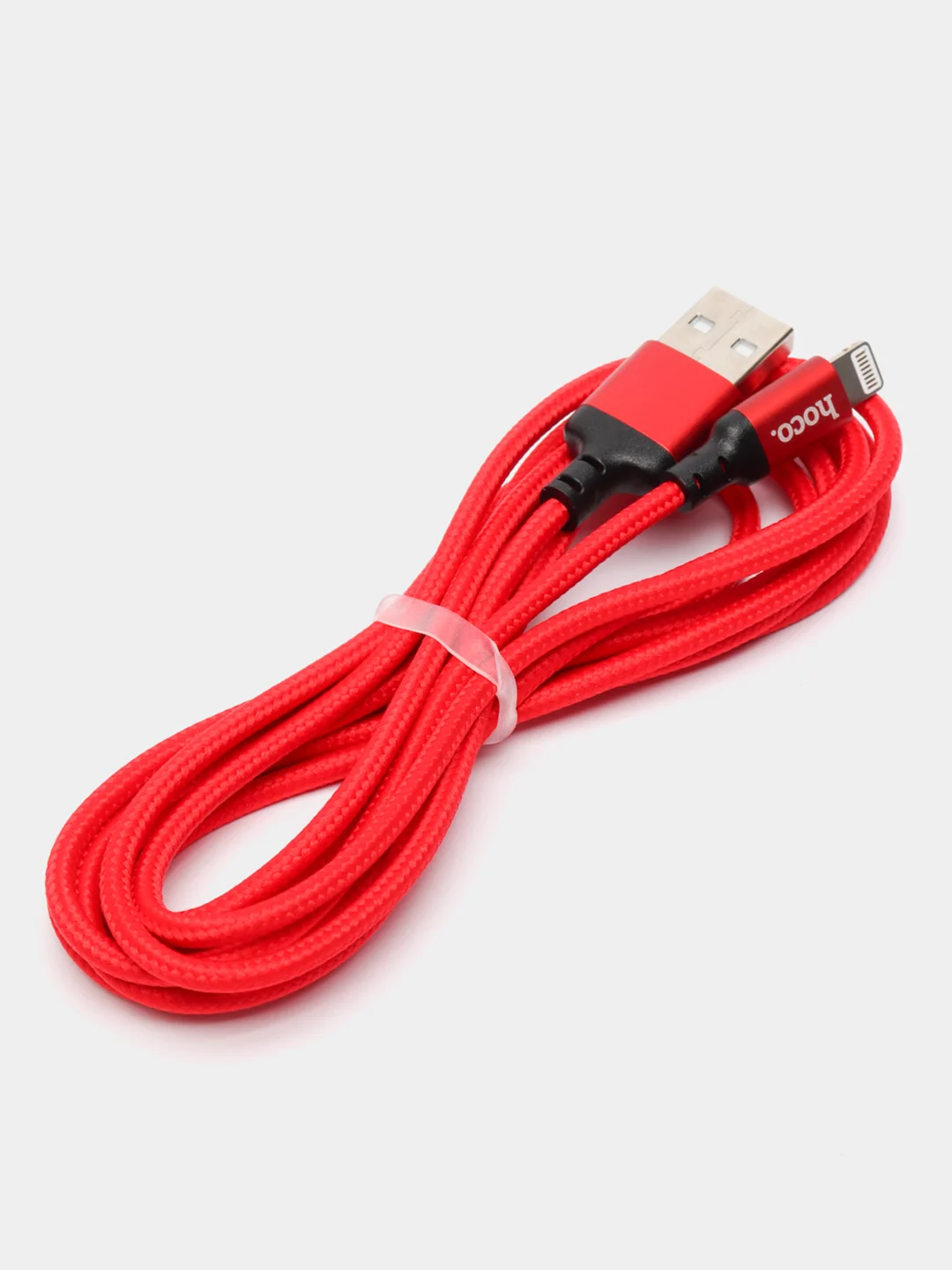 Красный кабель зарядный HOCO X14 для iPhone / Abdroid, Type-C / Micro-USB / Lightning