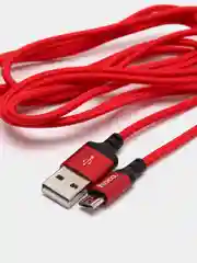 Красный кабель зарядный HOCO X14 для iPhone / Abdroid, Type-C / Micro-USB / Lightning