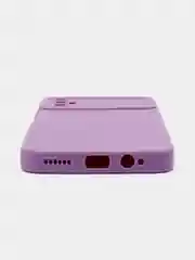 Сиреневый чехол TECNO SPARK 8P с защитой камеры
