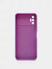 Сиреневый чехол TECNO SPARK 8P с защитой камеры