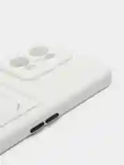 Алый чехол REALME C31 с карманом для карточки, и защитой камеры