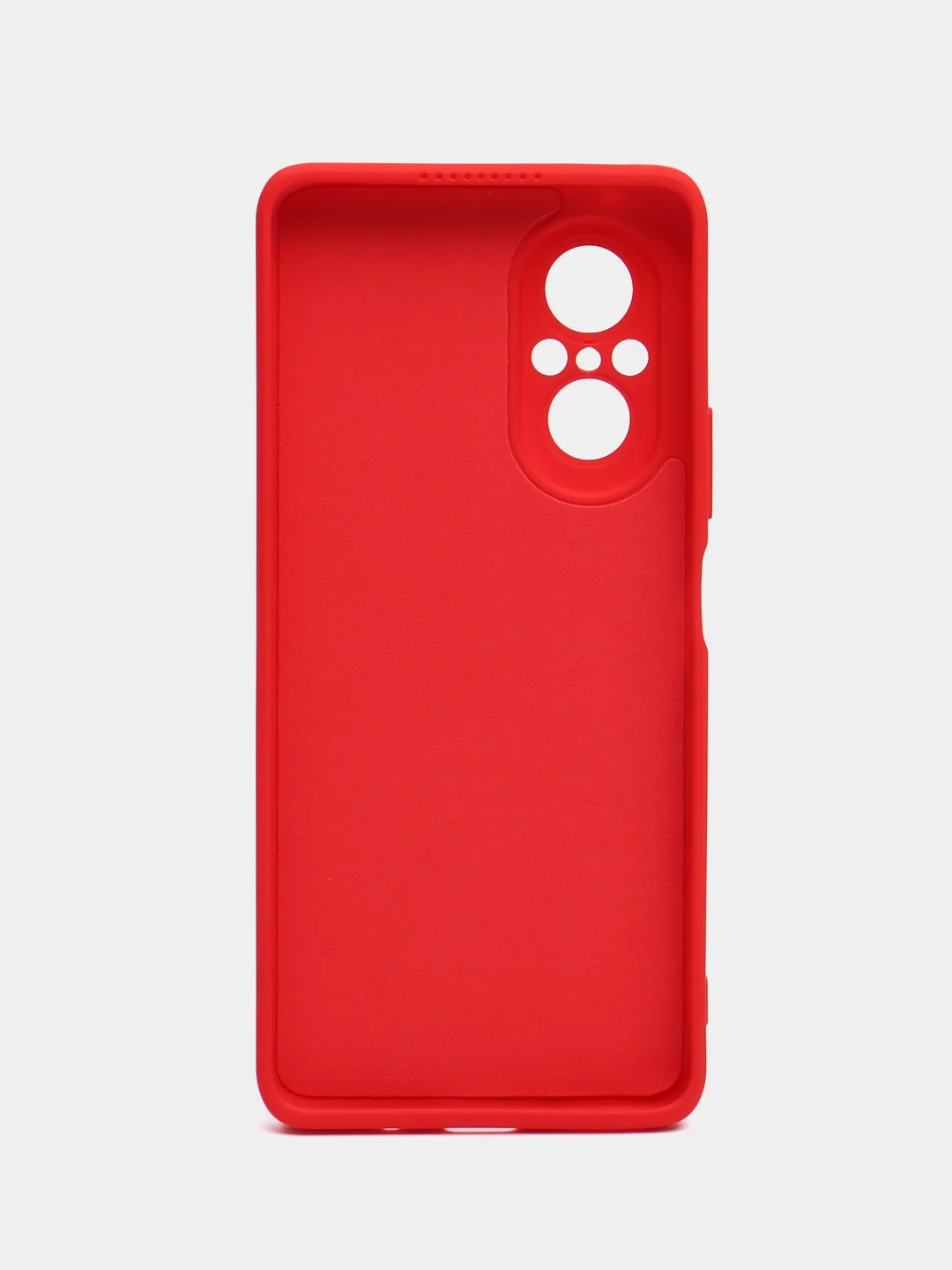 Алый чехол Huawei Nova 9 SE с защитой камеры и бархатом внутри