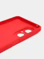 Алый чехол Huawei Nova 9 SE с защитой камеры  и бархатом внутри