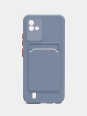 Чехол Realme C20, Realme C11 2021  карман для пластиковой карточки
