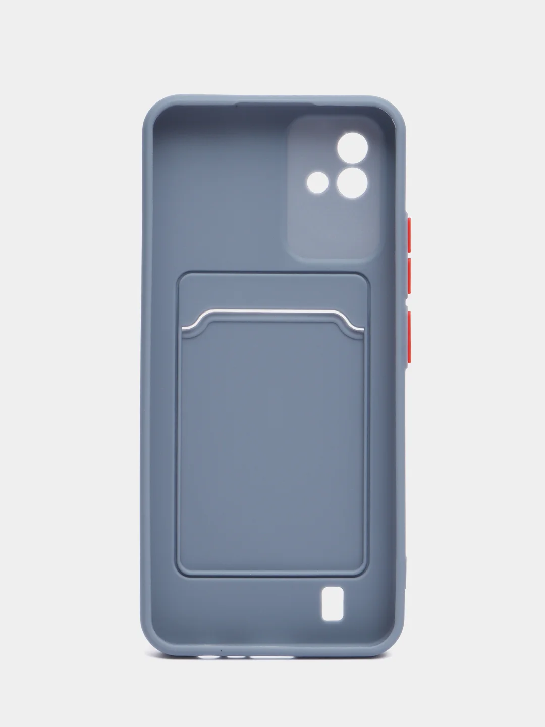 Розовый чехол Realme C20, Realme C11 2021  карман для пластиковой карточки