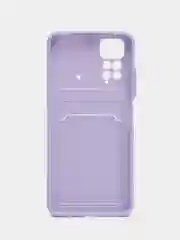 Лавандовый чехол для Redmi Note 11 4G 2022  / NOTE 11S с карманом для  пластиковой карточки