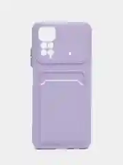 Лавандовый чехол для Redmi Note 11 4G 2022  / NOTE 11S с карманом для  пластиковой карточки