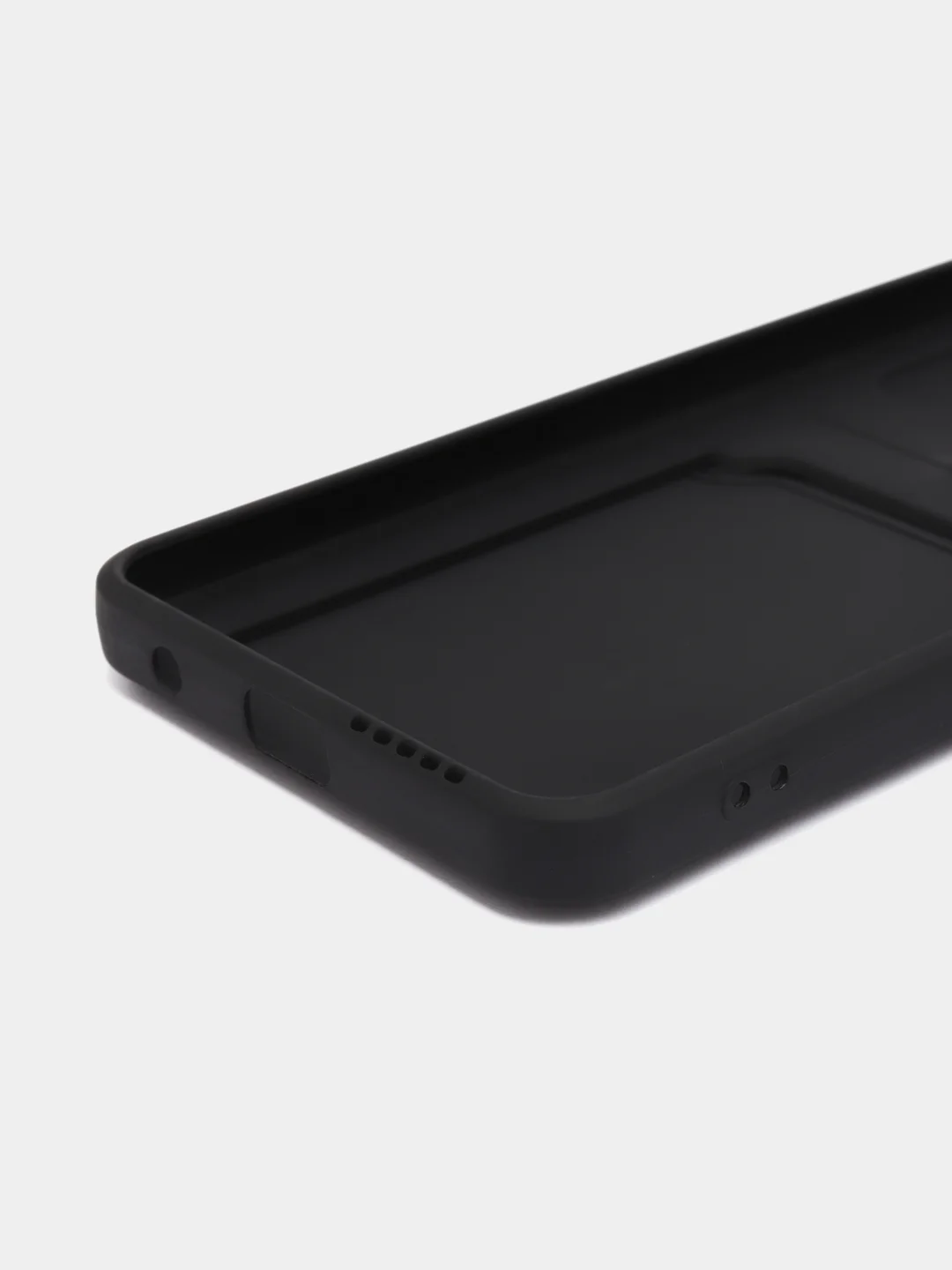 Черный чехол для Redmi Note 11 4G 2022  / NOTE 11S с карманом для  пластиковой карточки