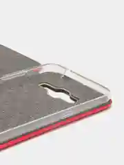 Красный чехол-книжка на Samsung Galaxy J3 2016, J320